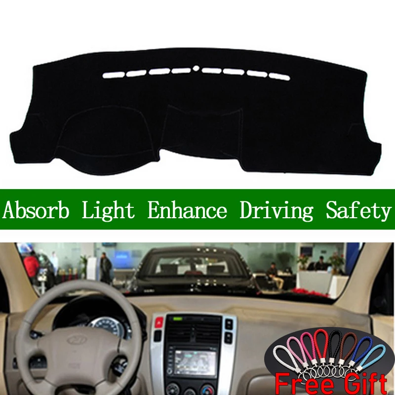 

For Hyundai Tucson 2006 2007 2008-2014 Dashboard Cover Sun Shade Non-slip Dash Mat Pad Carpet Car Stickers Interior Accessories