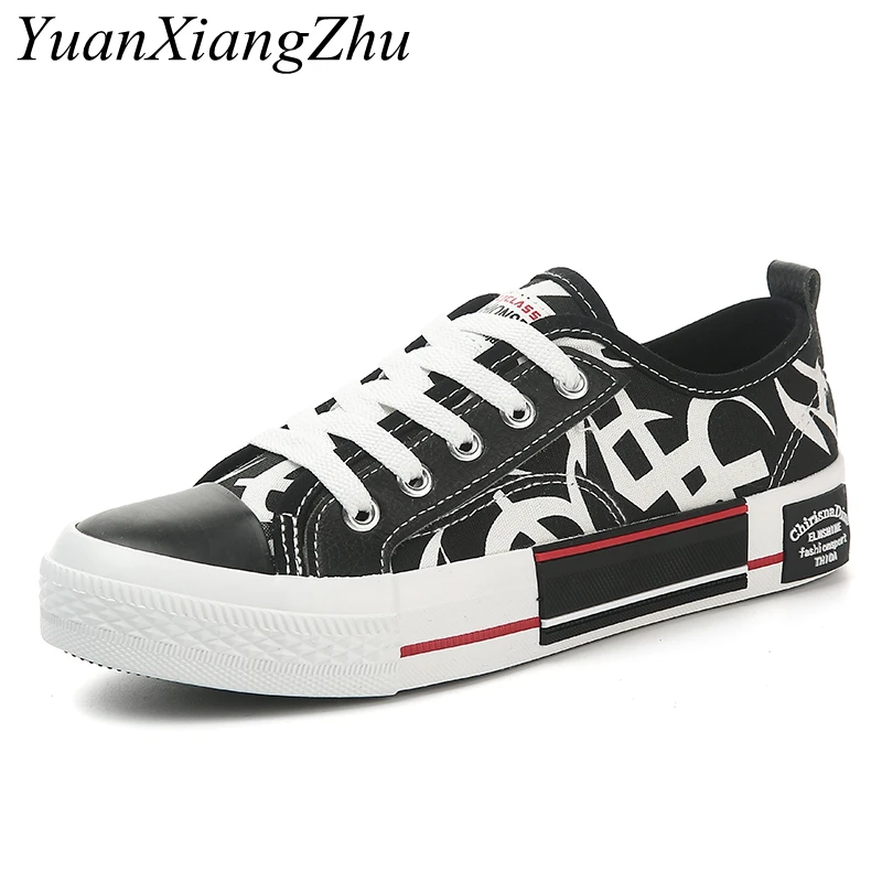 

Women Vulcanized Shoes 2019 Fashion Sneakers Breathable Lace-up Casual Shoes Ladies Walking Canvas Shoes High-top Harajuku Flats