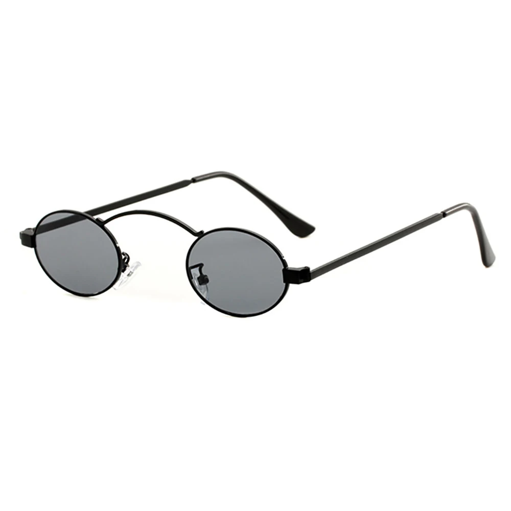 Маленькие овальные солнцезащитные очки Женские Ретро Металлические рамки винтажные круглые женские солнцезащитные очки Uv400