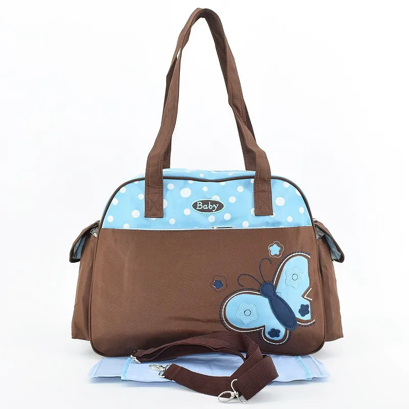 CROAL CHERIE 411730cm Tote Nappy Bag Organizer Butterfly Style Baby Care Bag For Stroller Diaper Bags With Diaper pad  (8)