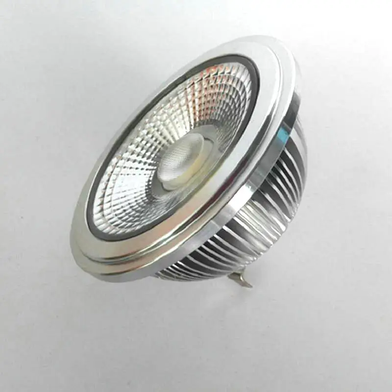 10 шт./лот 15 Вт Dimmabe Sharp COB LED AR111 свет GU10 G53 лампы 12 В 110 220 в 230 лампа QR111
