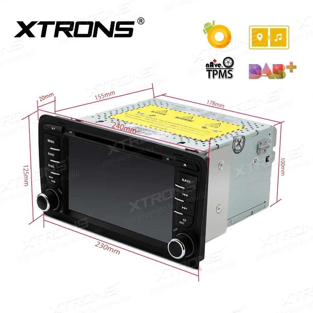 Best XTRONS 7" HD Android 8.0 Octa Core GPS Radio Car DVD Player for Audi A3 2003 2004 2005 2006 2007 2008 2009 2010 2011 2012 S3 RS3 4