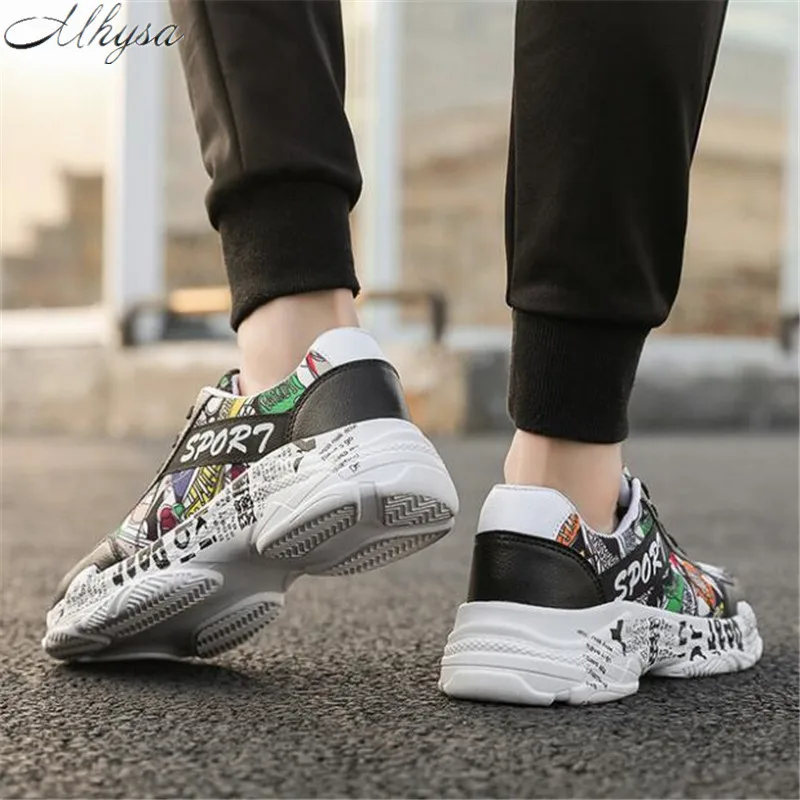 Mhysa 2019 new men's spring new casual shoes comfortable and breathable men's shoes fashion men's flat-bottomed sneakers L305 Mhysa 2019 new men's spring new casual shoes comfortable and breathable men's shoes fashion men's flat-bottomed sneakers L305