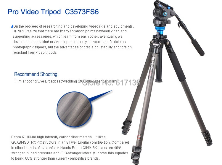 Benro C3573FS6 Tripod 01