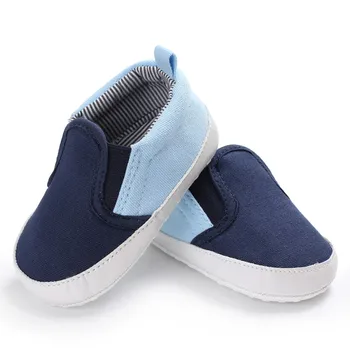 

Fashion Canvas Striped Soft Soled Babe Loafer Sneakers Kids Boys Infant Toddler First Walkers Newborn Baby Shoes 0-18 Month