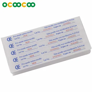 

50PCS 9RM Round Magnum Curved Magnum Tattoo Needles Disposable Sterilized Individual Package 304 Stainless Steel with RoHS - RM
