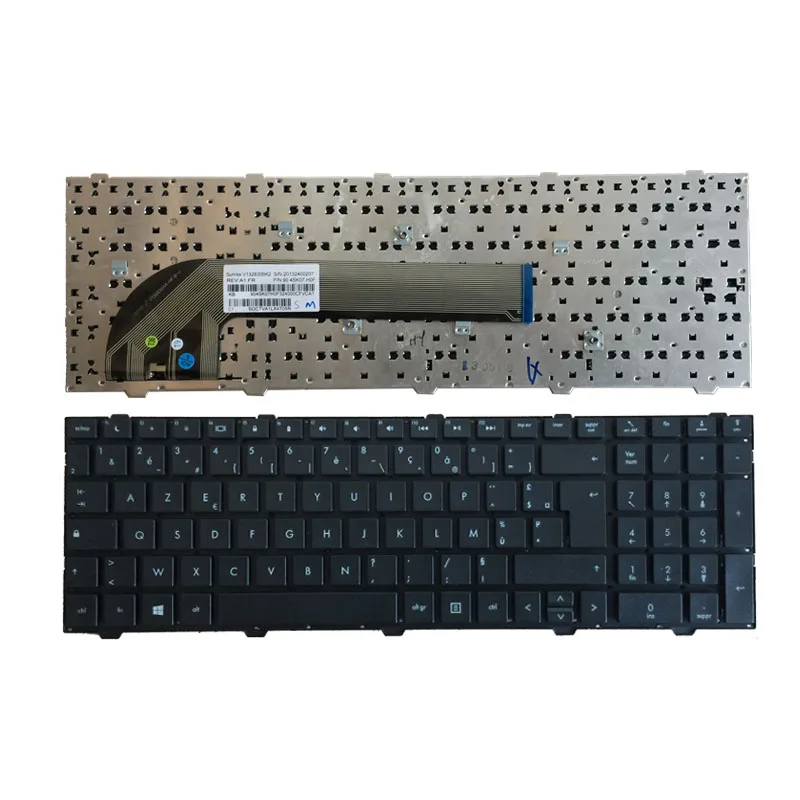 Новая Французская клавиатура ноутбук для hp probook 4540 S 4545 4740 без рамки Черная