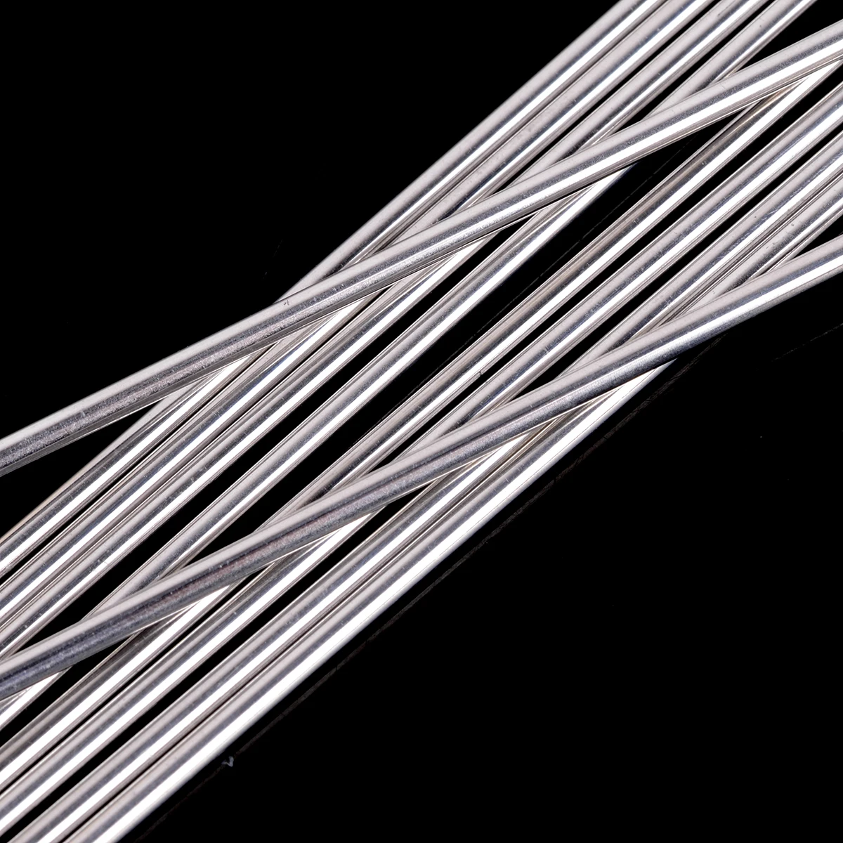 10pcs Metal Aluminum Welding Rod Low Temperature Magnesium Soldering Brazing Stick Rods 1.6mmx45cm Silver
