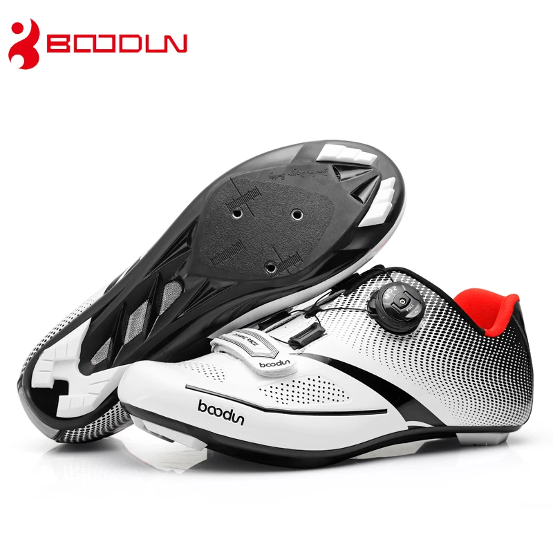 

BOODUN New Road Bike Shoes Men Cycling Shoes Bicycle Sneakers Professional Anti-slip Self-locking Sports Racing Shoes Breathable