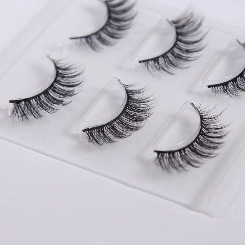 Luxry Thick False Eye Lash 100% Real 3D Mink Eyelashes 3 Pairs Eyelash Makeup Kit Professional Lashes Maquiagem Cilios Natural | Красота и