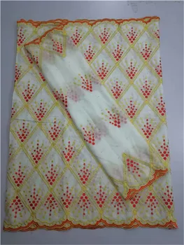 

Cheap fabrics tissu african cotton dry lace fabric 100%cotton embroidered lace swiss voile lace in switzerland 7yards/lot YC