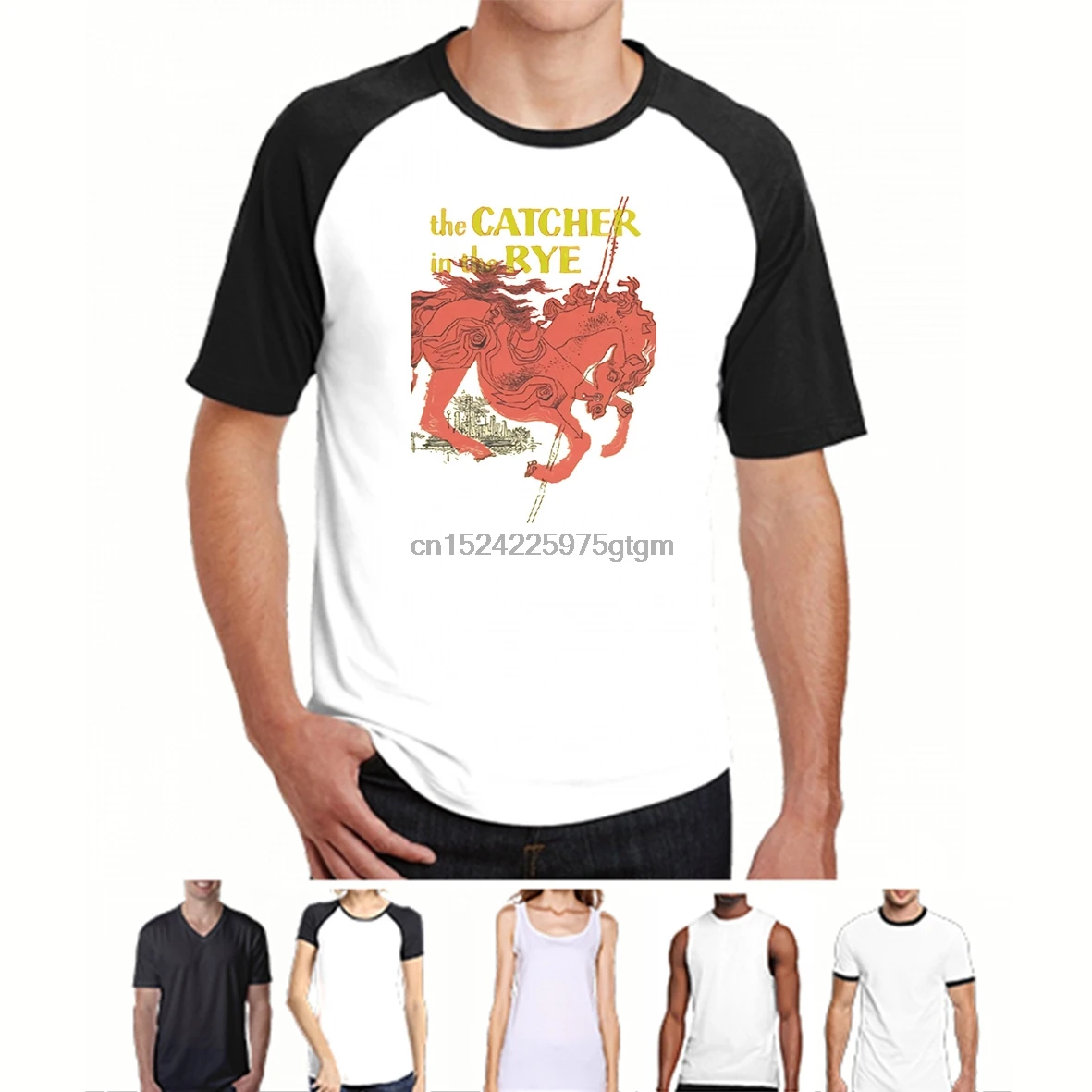 

Fashion Cool Men T shirt Women Funny tshirt Catcher in the Rye Customized Printed T-Shirt