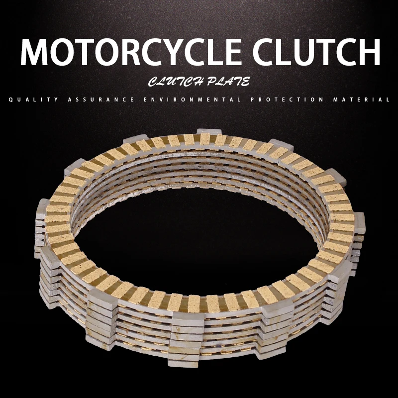 1Set 8 Pcs Clutch Disc Friction Plates Motorcycle Engine Accessories For Honda Goldwing GL1800 2001 - 2011 01-11 | Автомобили и