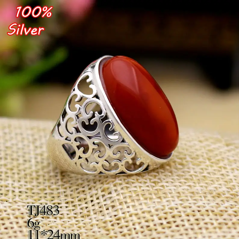 

Wholesale 925 Sterling Silver Adjustable Ring Base Settings With 11*24MM Oval Wax Turquoise Ring Base Blanks Setting DIY Jewelry