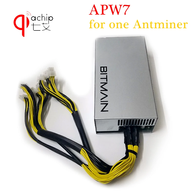 QIACHIP Новый APW7 12 1800 BITMAIN PSU для ANTMINER S9 S9i L3 + D3 E3 Z9 Байкал X10 Innosilicon A9 D9 A10 A8|Сетевые