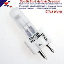 DONAR DN-27097 JC 33 V 235 W 235T4Q/2PPF 33V235W галогеновая лампочка Amsco Steris операционный зал Хирургическая Лампа подсветки Убирающие тени