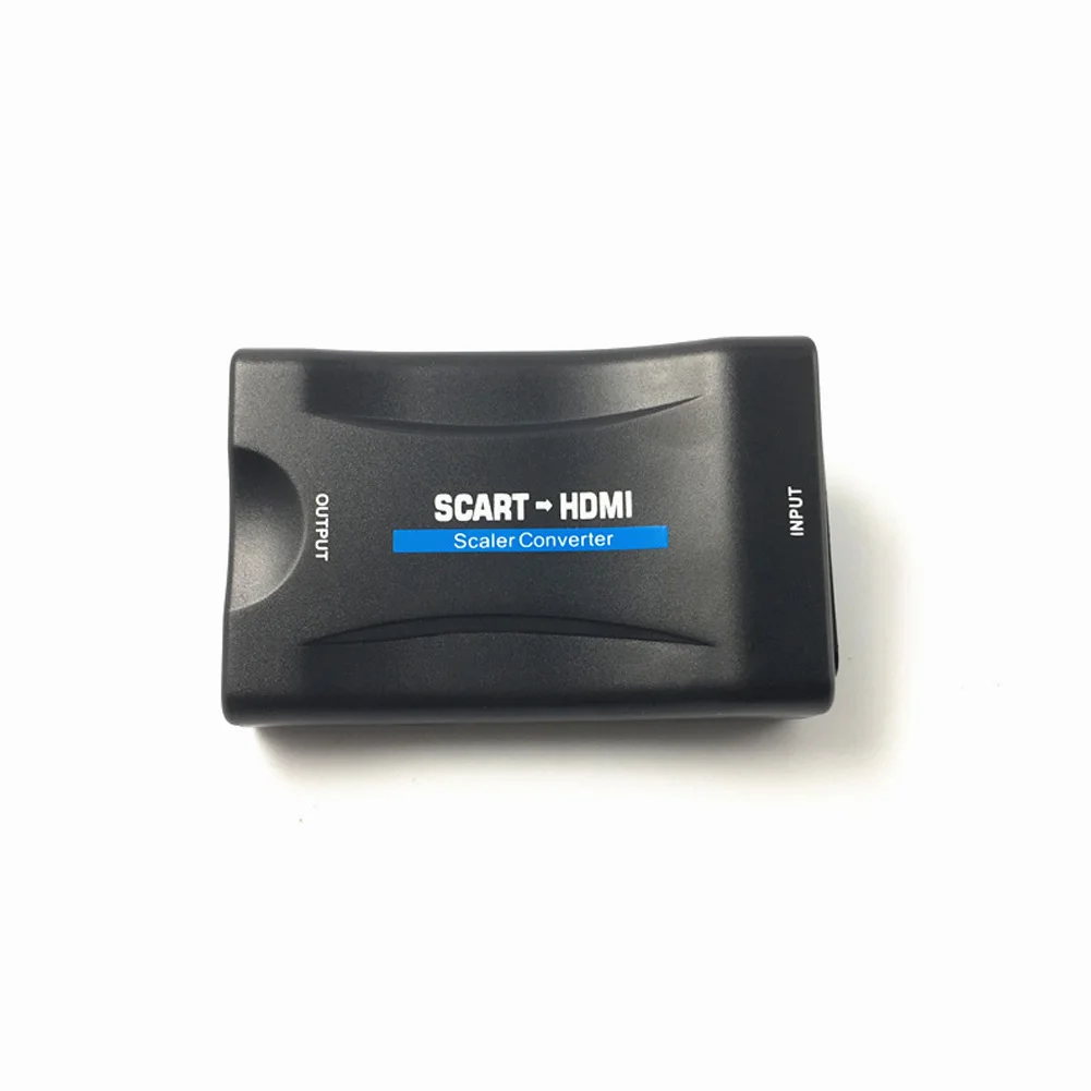 2019 Новый портативный 1080 P из scart в HDMI конвертер аудио видео сигнала адаптер HD с