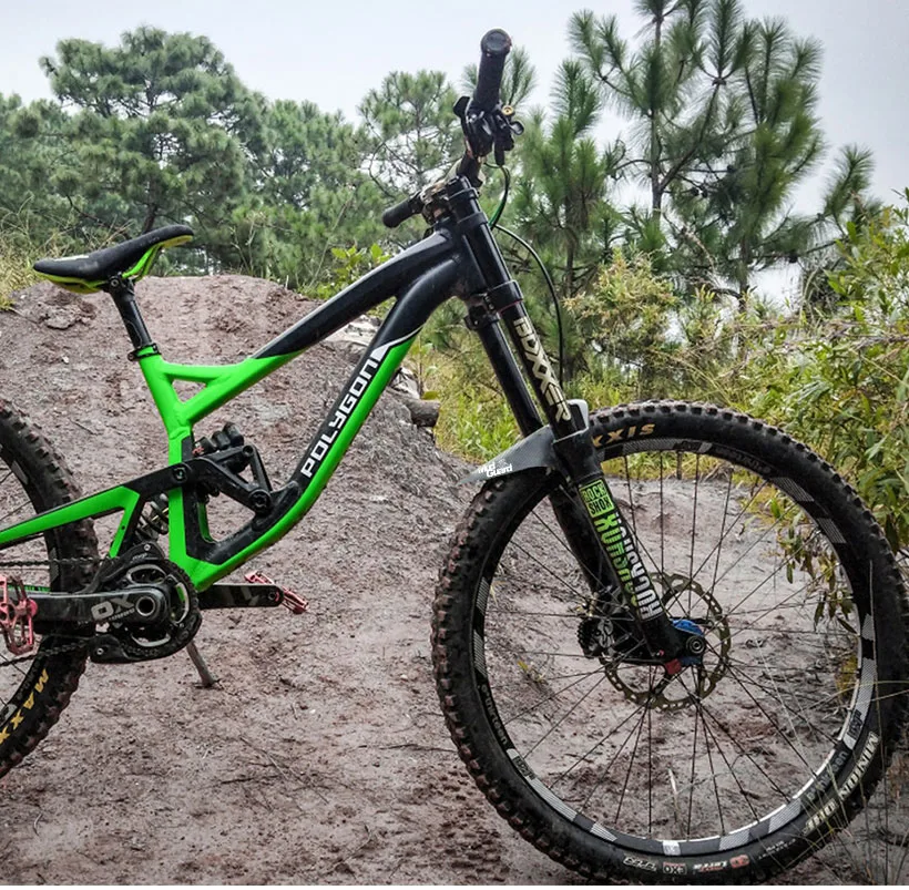 New Mountain Bike Accessories Mudguard 3D Carbon Fiber Twill 