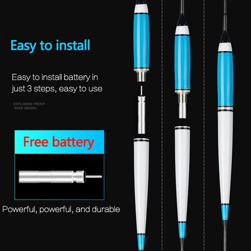 

Fishing Float LED Electric Float Light Night Fishing Accessories Fishing Tackle Luminous Float Fishing Tool With Battery