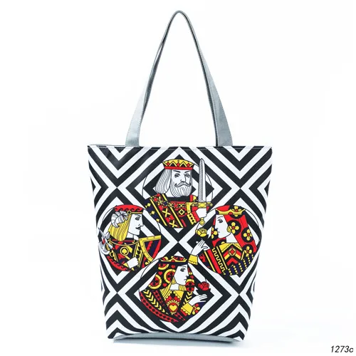 Miyaho, Женская парусиновая сумка с принтом в виде персонажей, для девушек и слонов, женская сумка на плечо, для ежедневного использования, женские сумки-тоут - Цвет: 1273c