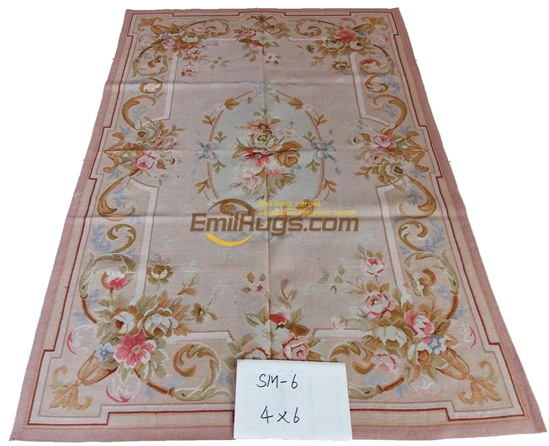 

Handmade Carpet Livingroom Carpet Square Rug Aubusson Carpet Wool Knitting Carpets