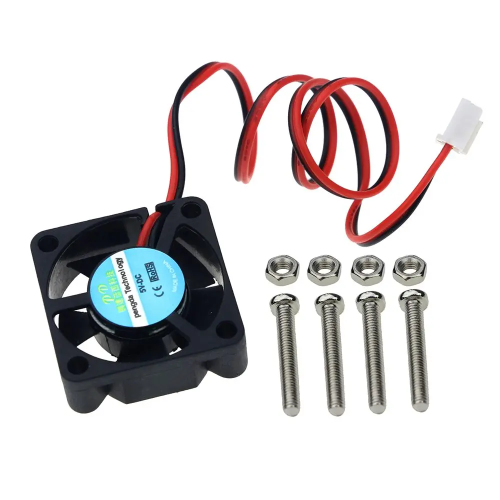 

1 Set Cooling Cooler Fan for Raspberry Pi Model B+ / Raspberry Pi 2/3 5V 0.2A