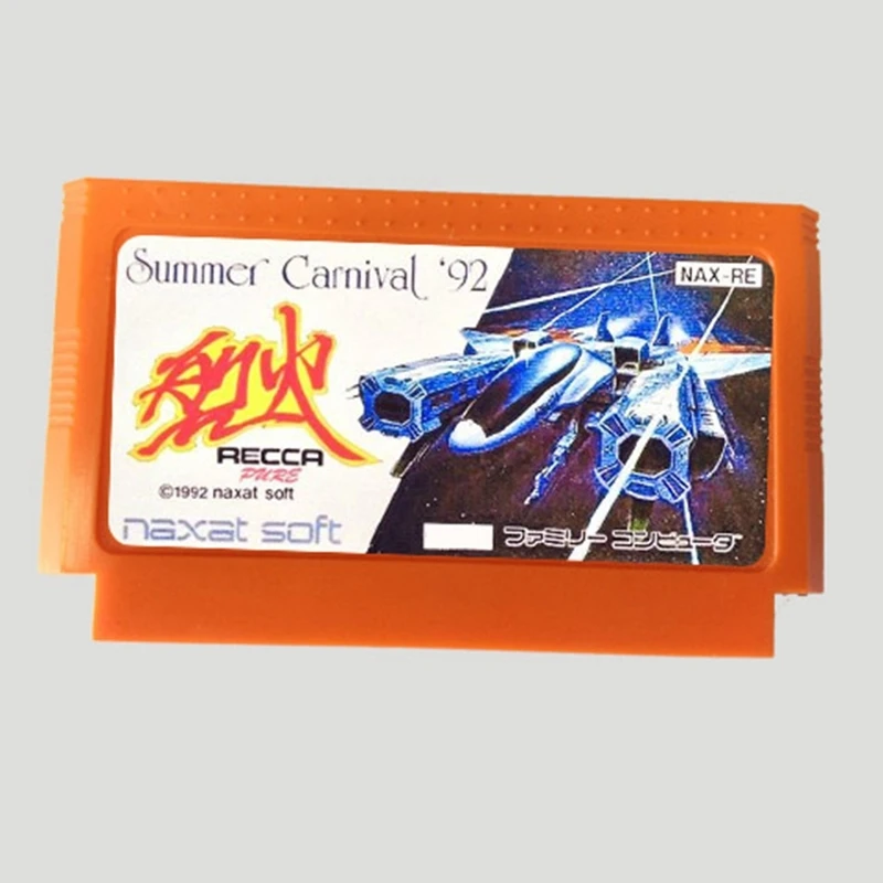 Игровая карта Summer Carnival྘ Recca 60 Pin для 8 битной игровой приставки|60 pin game card|bit cardgames