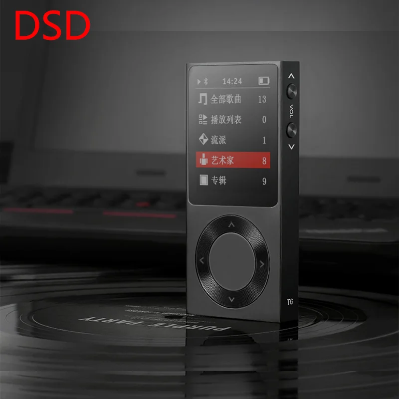 

2018 HiFi MP3 Music Player 1.8" TFT Screen Full Zinc Alloy Lossless Support native DSD 256GB External Storage/Bluetooth