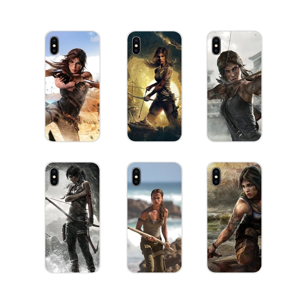 Аксессуары Tomb Raider 2018 Lara Croft чехлы для Xiaomi Mi4 Mi5 Mi5S Mi6 Mi A1 A2 5X 6X 8 9 Lite SE Pro Max Mix 2 3 2S |