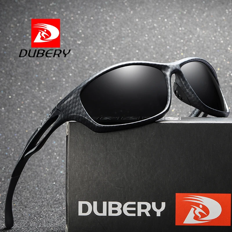 DUBERY поляризованных солнцезащитных очков для Для мужчин спортивные солнцезащитные очки Для мужчин Вождение личности Цвет зеркало