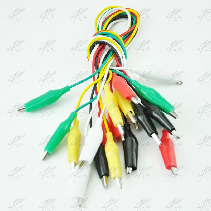 Brand New 10pcs Alligator Clips Electrical DIY Test Leads Alligator