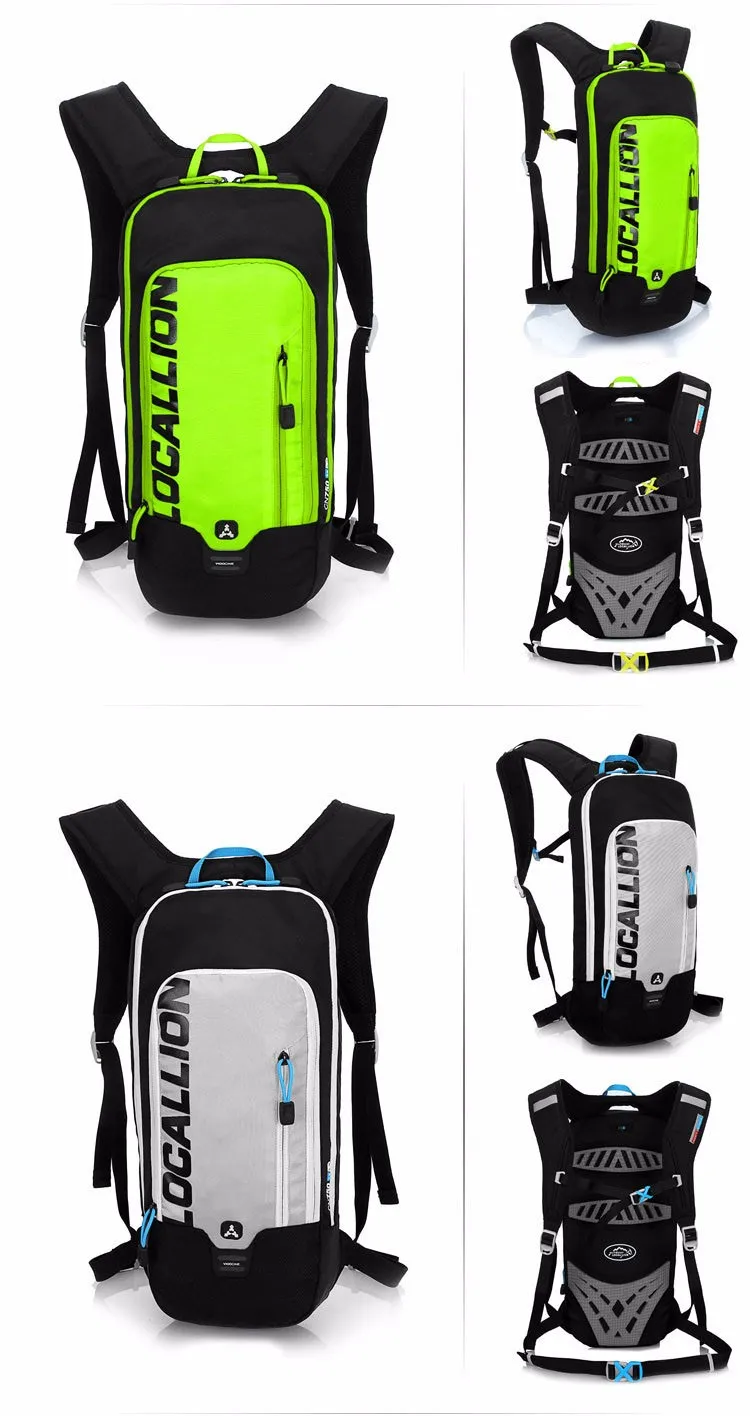 Bolsa de Bexiga de Água à Prova Pacote para Homens Mochila + 1l Locallion Hidratação Bicicleta Dwaterproof Água Ciclo Escalada Acampamento Caminhada Mochila 10l Tpu 11 Locallion 10l hidratação bicicleta mochila + 1l