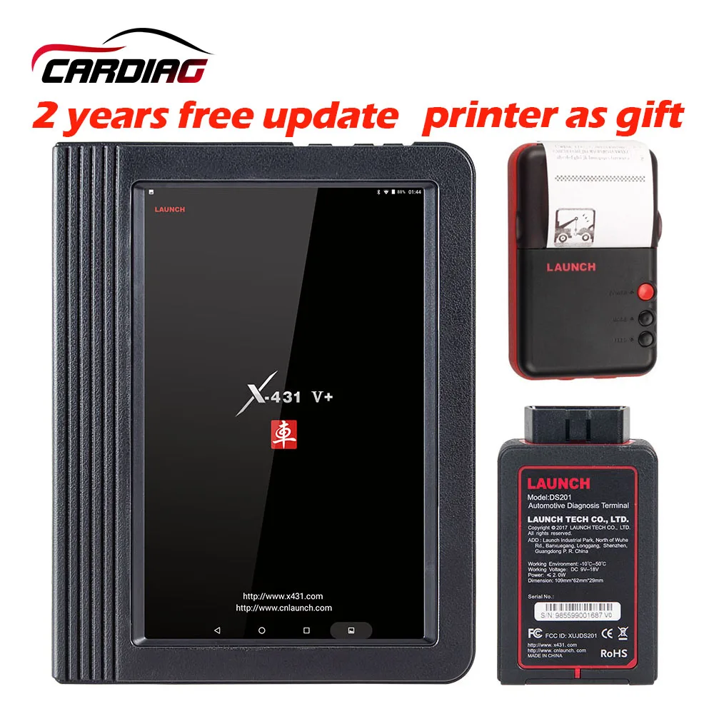 LAUNCH X431 V + plus полная система OBD2 bluetooth Wifi планшет obd2 диагностический инструмент 2
