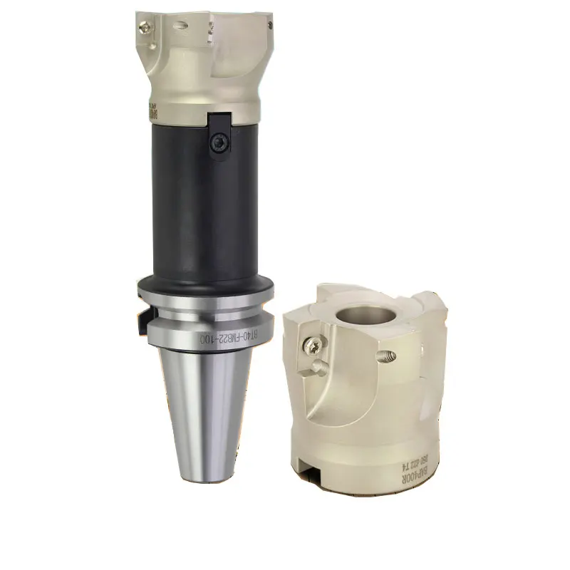 

CNC Accessories BT40 6 Blade Effective Depth L85mm Face Milling Cutter With 100mm Right Plane Cutter Head CNC Cutter Tools