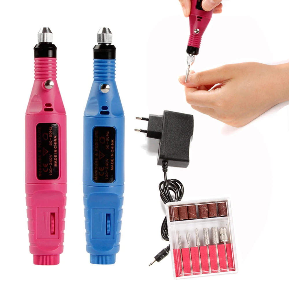 

Nail Electric Apparatus for Manicure Pedicure Cuticle Gel Remover Cutters Nail Art Files Tools Nail Drill Bits Milling Machine
