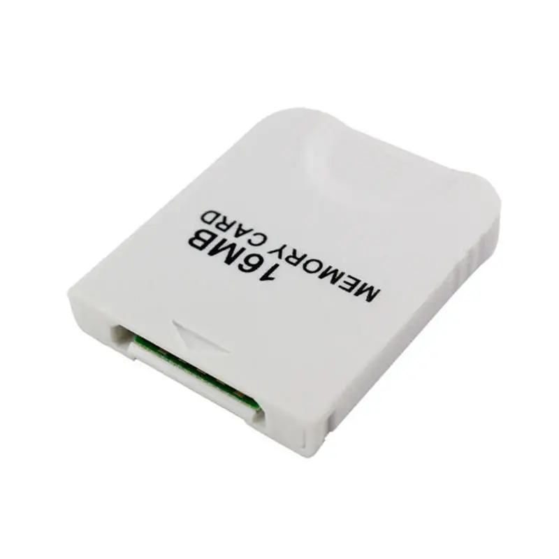 

Practical White Memory Card For Nintendo Wii Gamecube GC Game 16MB 16M