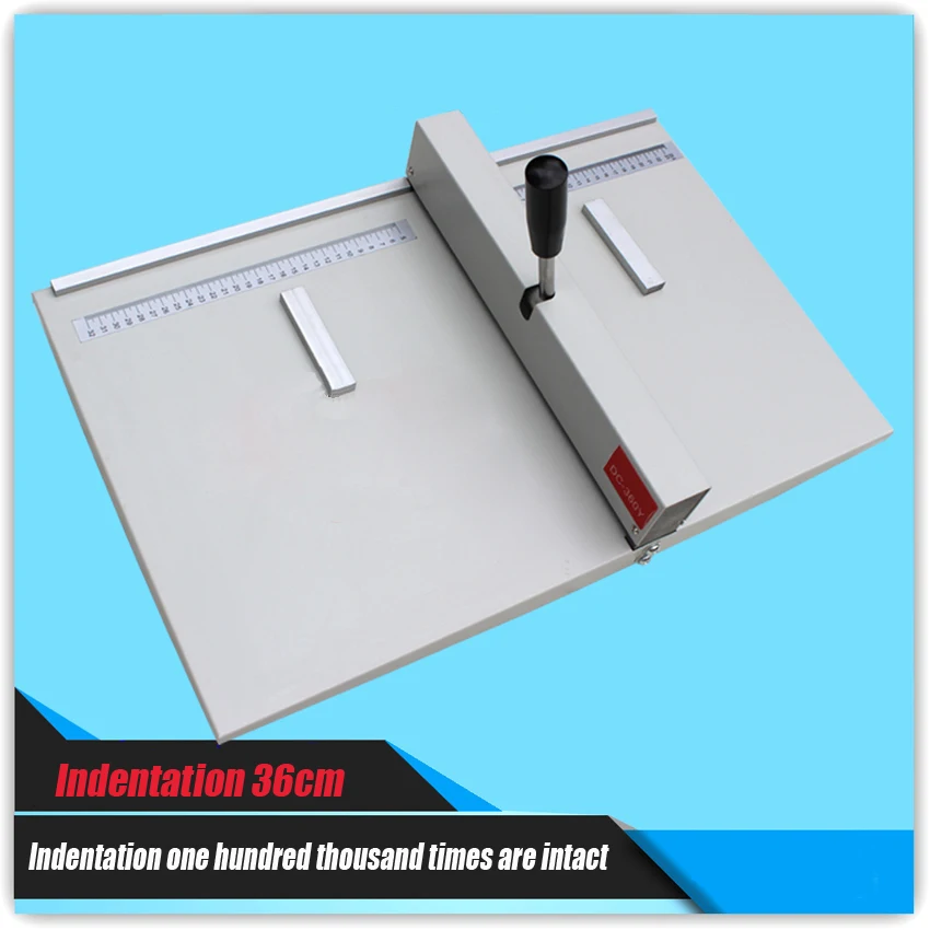 

1PC paper Creasing machine , manual creasing machine paper creaser DC-360Y for Creasing Length 360mm/14inch