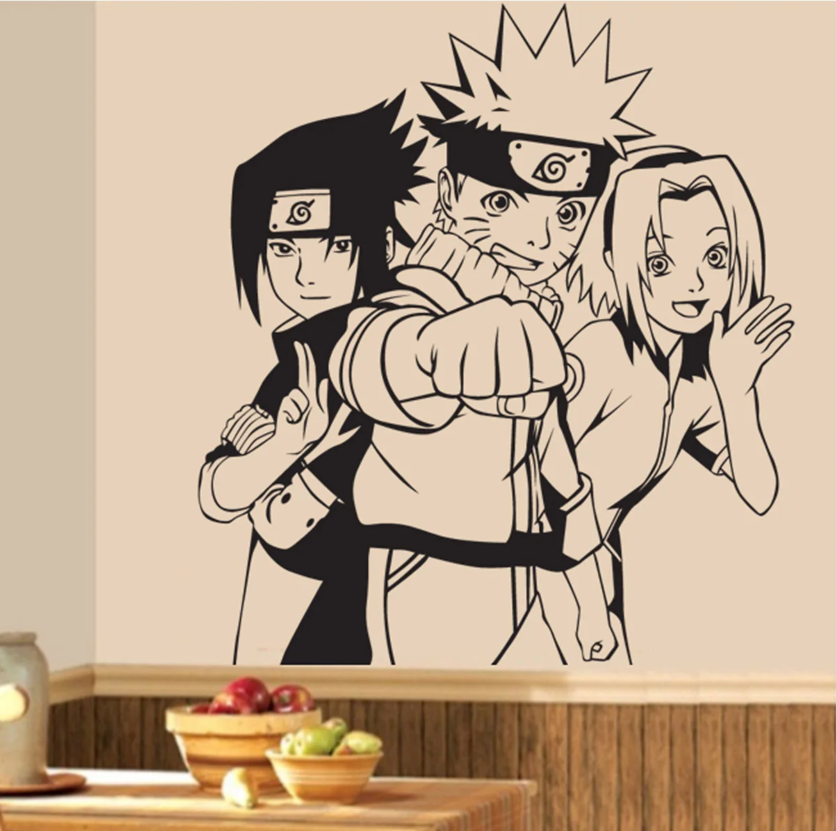 Buy DCTAL Uzumaki Naruto Cartoon Wall Stickers Wall