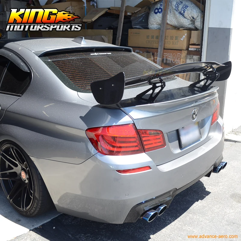 57/'/' Real Carbon Fiber Rear Trunk Spoiler Wing Universal Racing Car