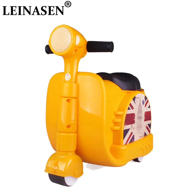 Children's Travel Suitcase with Wheels Travel Bag Boy Girl Baby Creative Toy Box Kids Luggage Sit to Ride Suitcases Child Gift spinner luggage