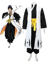 Envío Gratis Bleach Gotei Trece Soul Reaper Capitán de la $ number ª División Soi Fon Kimono Anime Cosplay Costume