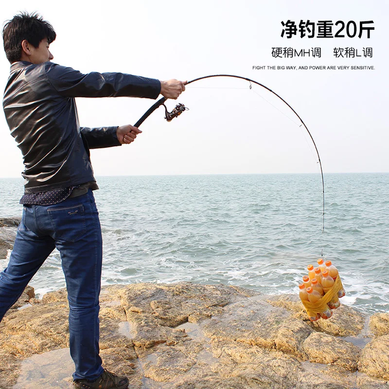 

(Carbon Tip + Glass Tip) 2 Solid Tips MH/L 2.1m 10-20LBS Spinning Rod Casting Rod Carbon Fishing Lure Rod Fishing Tackle