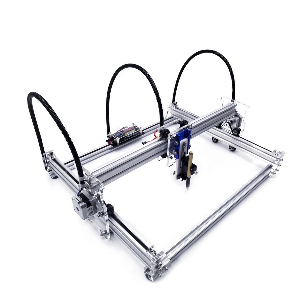 

Handwriting Machine DIY Laser 30*38CM Drawing Machine Lettering Robot Kit With 500MW/2500MW/5500MW/15W Laser