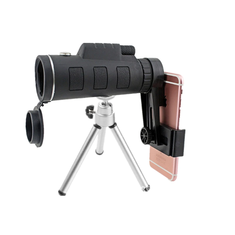 Зум Мини монокулярный телескоп Объективы для мобильных телефонов Универсальный HD 40X60 одиночный фокус оптический объектив для iPhone huawei объектив камеры