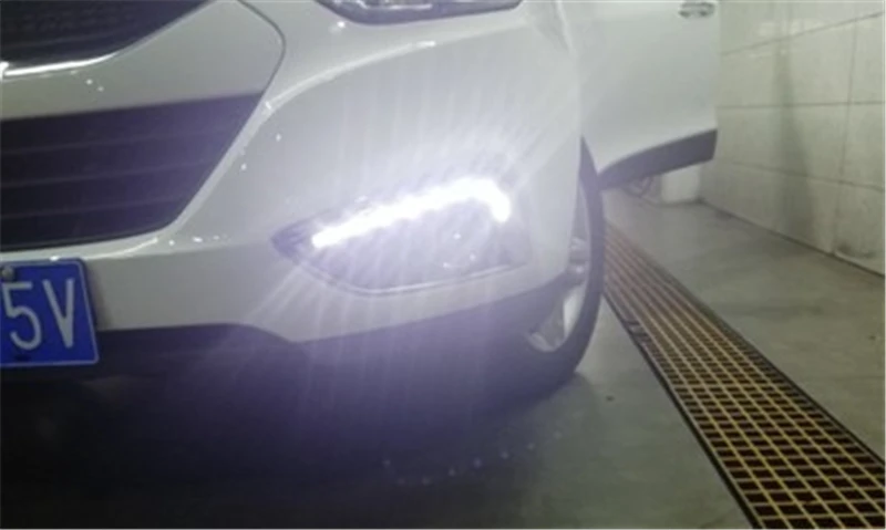 Автомобильная проблесковая автомобильный светильник 12V светодиодный DRL