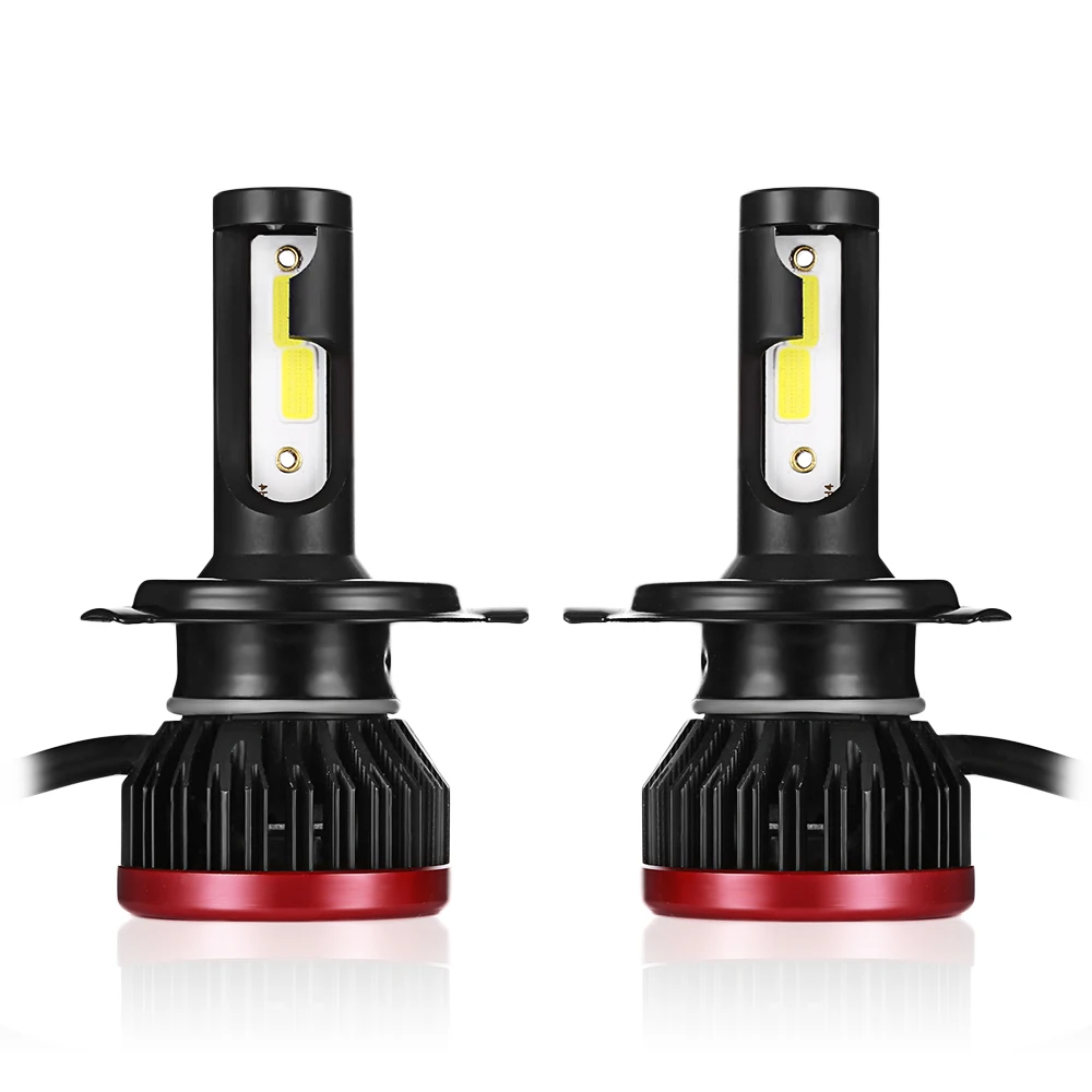

H4 Car LED Headlight High Brightness 72W 7200lm LED IP65 Waterproof 360 Degree Light One Pair