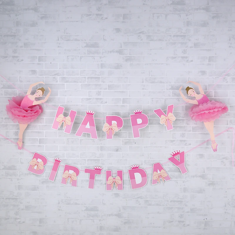 Милые, миленькие в японском стиле(«Каваий»), розовые балетные костюмы для девочек счастливый день рождения, детский душ 1st, детское платье на день рождения, вечерние овсянка home Decor Декор для дома