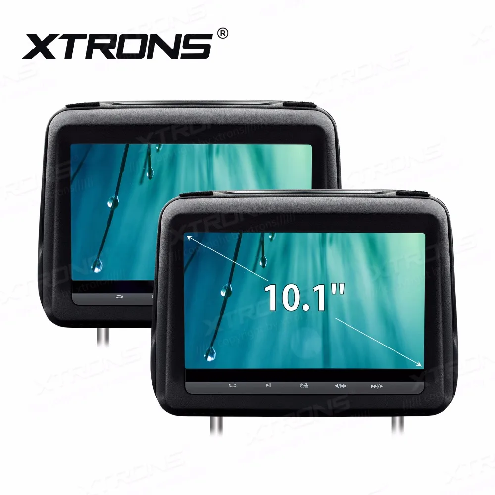 Монитор XTRONS 10 1 дюйма HD 1080P цифровой сенсорный экран с кожаной крышкой