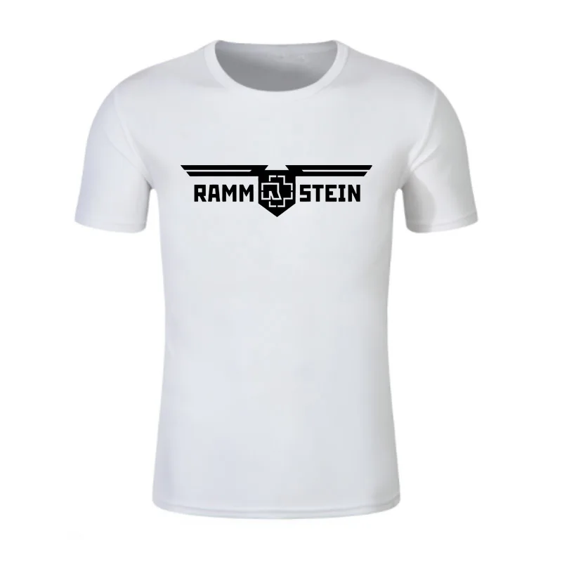 

Rammstein MenT-shirt Summer Short Sleeve Loose T Shirts High Quality Cotton Tops