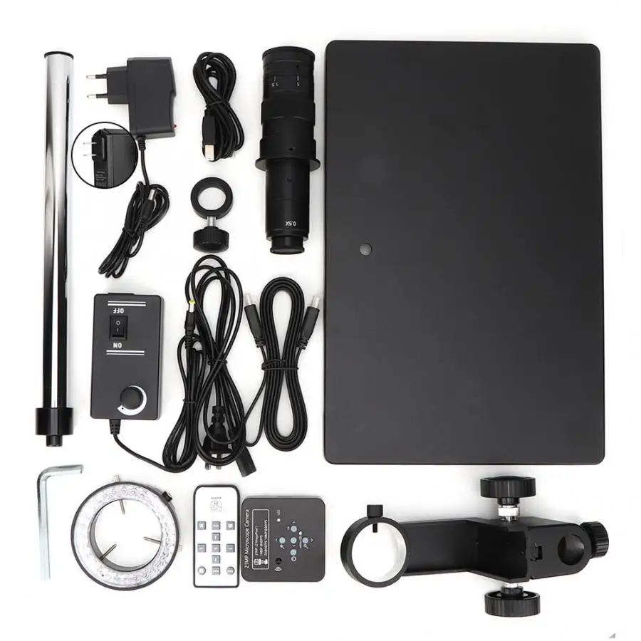 

Industrial Cameras Full Set 34MP Digital Industrial Soldering Microscope Camera HDMI USB Outputs 100-240v